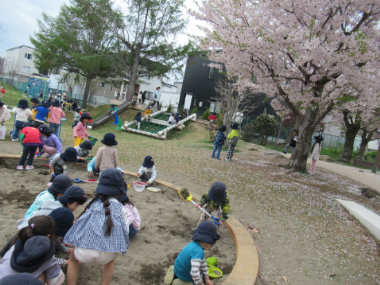 久しぶりの幼稚園🌸