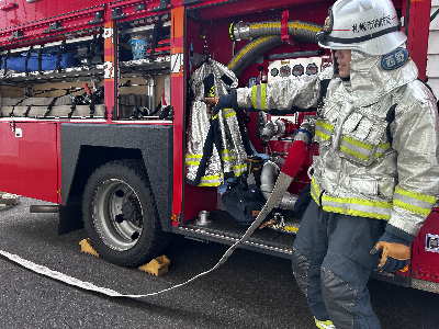 ＊消防車見学＊